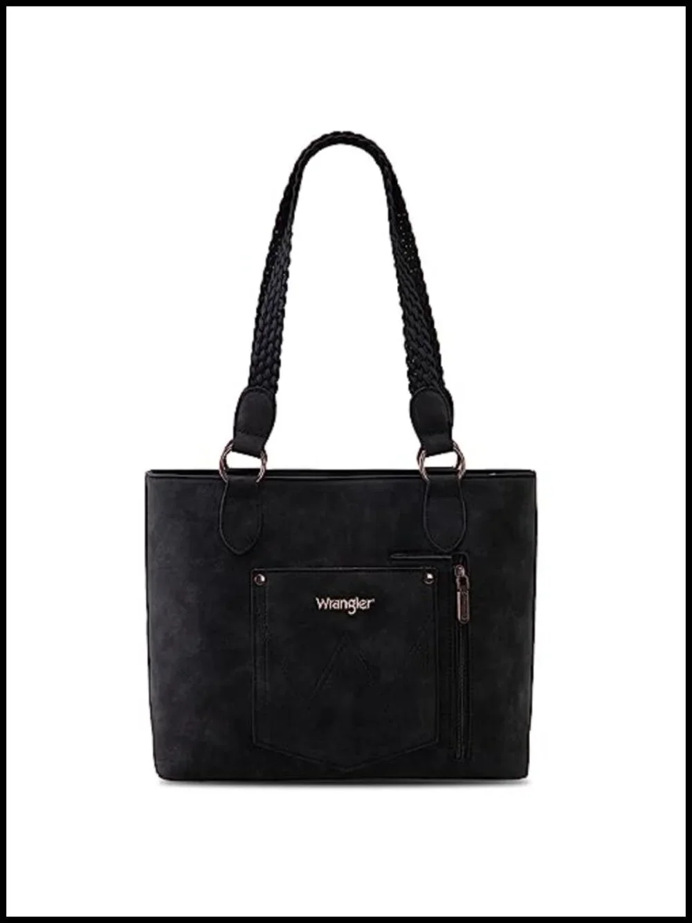 Distressed Faux Leather Hobo Tote Bag with Braided Straps